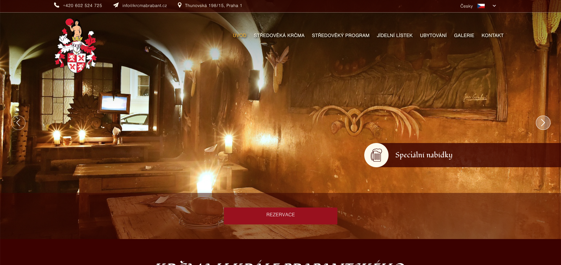 voyager a prague diner medieval
